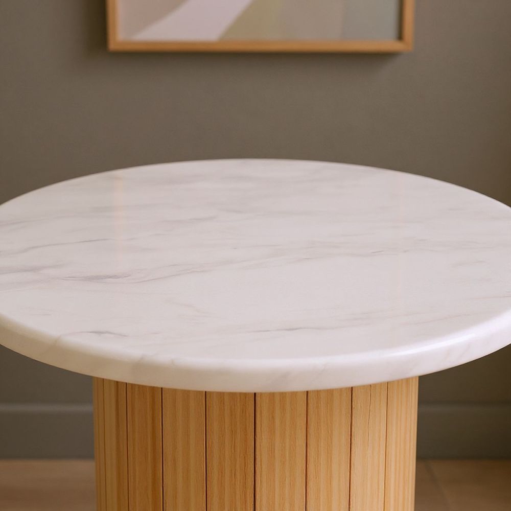 Amalfi 600 Round Lamp Table