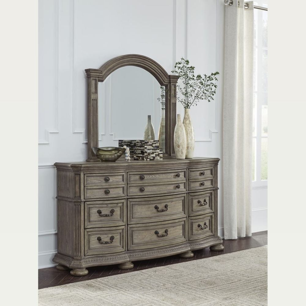 Ardenfield King Bedroom Suite With Dressing Table & Mirror