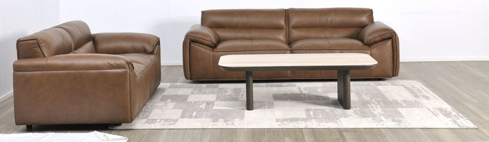 Aspen 2 Seater Sofa - Vintage Chocolate Leather