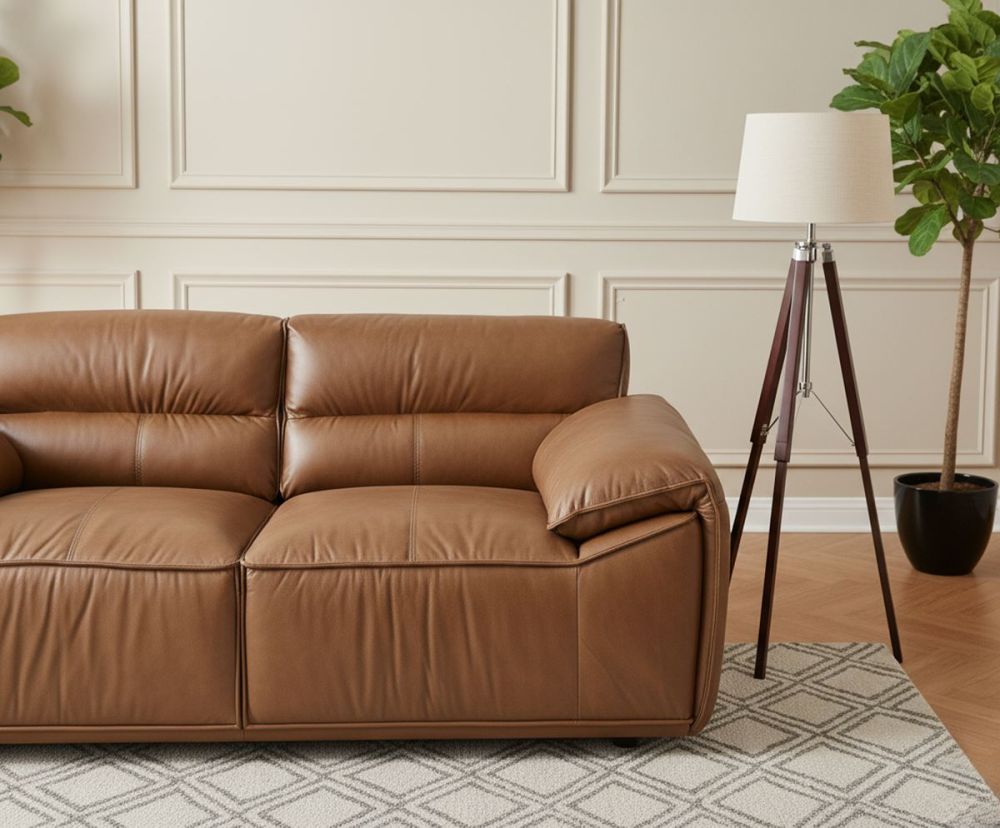 Aspen 2 Seater Sofa - Vintage Chocolate Leather
