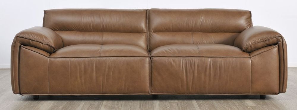 Aspen 3 + 2 Seater Sofa Suite - Vintage Chocolate Leather