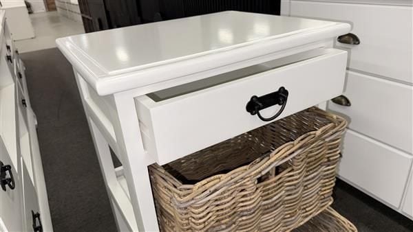 Limited Stock - M Rotterdam Chest 1-Drw 2X Basket storage - White