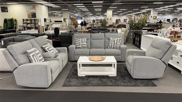 Clearance - Biscoe 3-seater + 2-Seater + Armchair