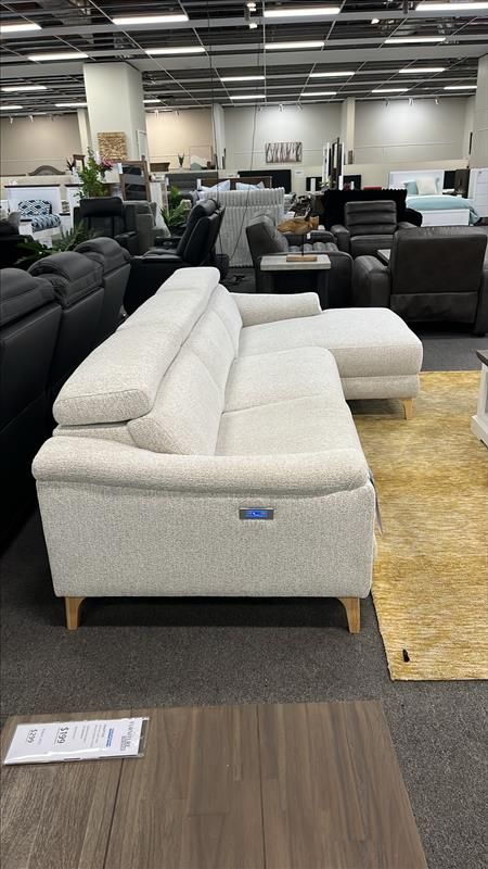 Clearance - Hatem RAF Chaise Recliner - Linen