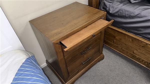 Clearance - Karratha Queen Bed + 2 Bedside Tables