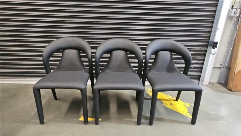 Clearance - Mode Dining Chairs - Black x3