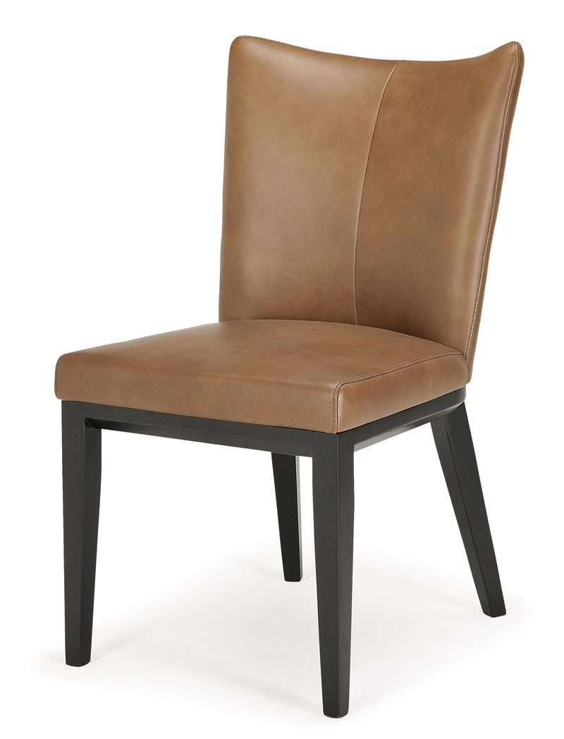 Riviera 2100 Dining Table + 6 Chocolate Berlin Chairs - Vintage Brown