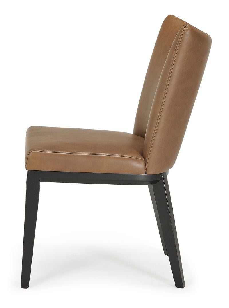 Riviera 2400 Dining Table + 8 Chocolate Berlin Chairs - Vintage Brown