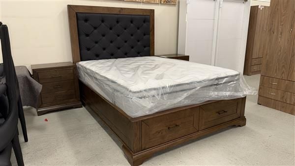 Clearance - Karratha Queen Bed With 2x Bedsides