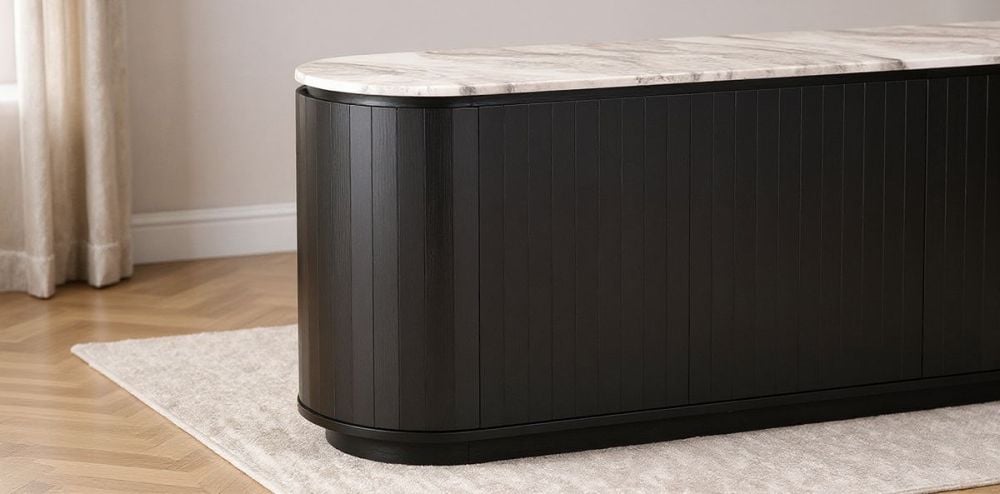 Capri 2210 Large Buffet - Black