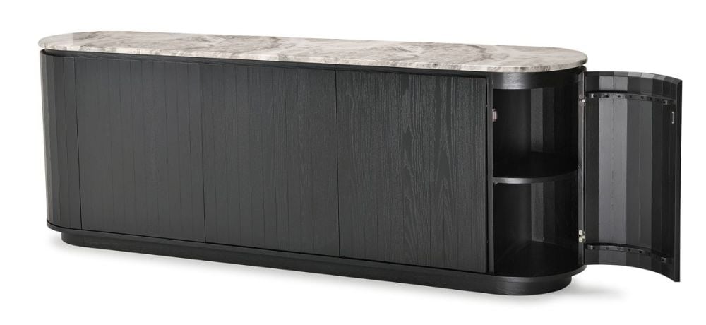 Capri 2210 Large Buffet - Black