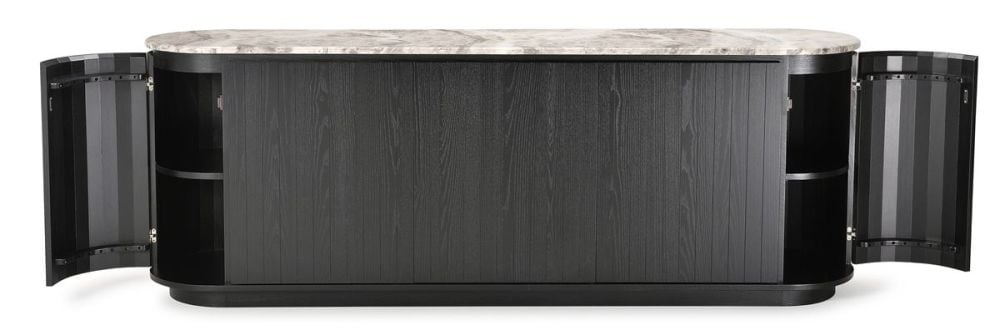 Capri 2210 Large Buffet - Black