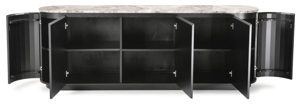 Capri 2210 Large Buffet - Black