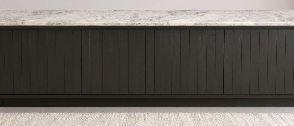 Capri 2212 Large Entertainment Unit - Black