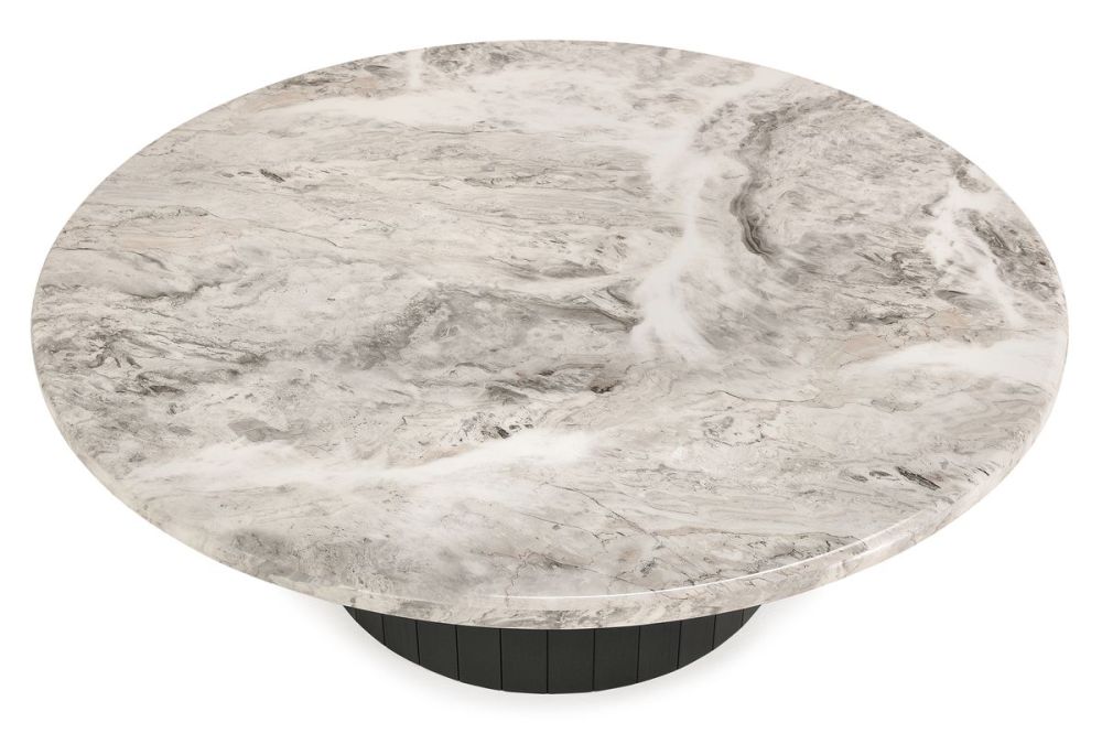 Capri 1100 Round Coffee Table - Black