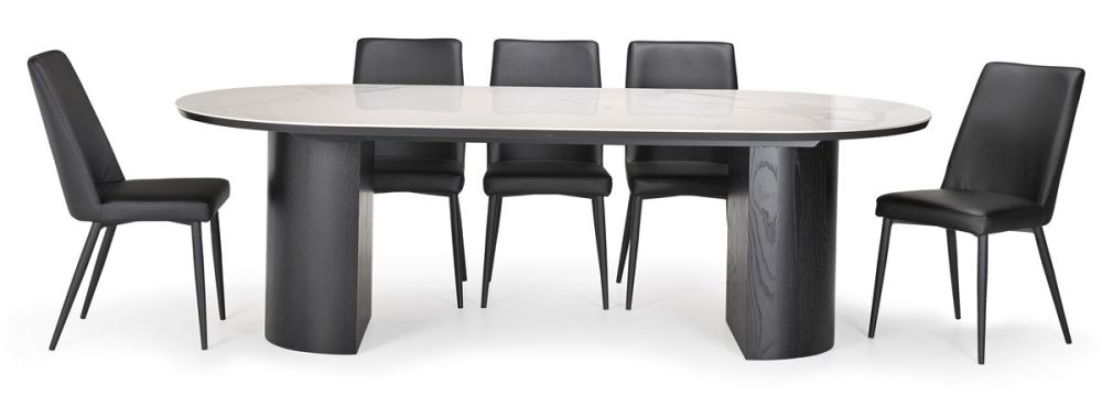 Como 2400 Dining Table - Black