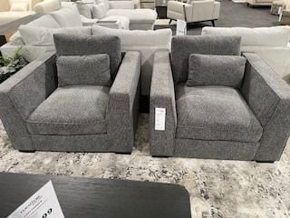 Limited Stock - Haven 2 Seater + 2x Armchair - Charcoal