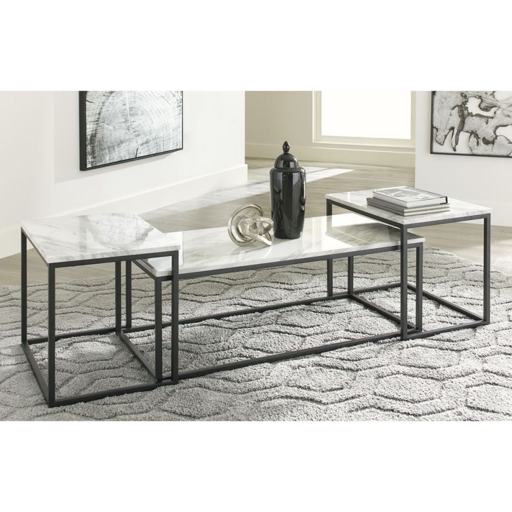 Donnesta 3 Piece Coffee Table Set