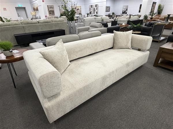 Clearance - Santorini 3 Seater - Latte