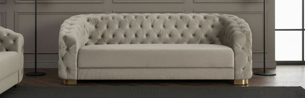 Emily 3 Seater Sofa - Beige