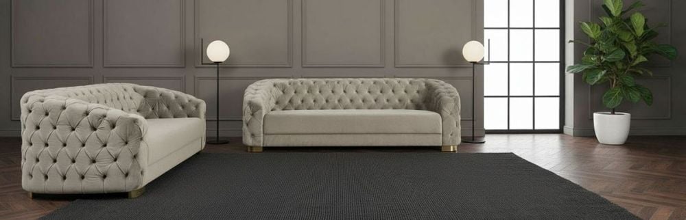 Emily 3 Seater Sofa - Beige