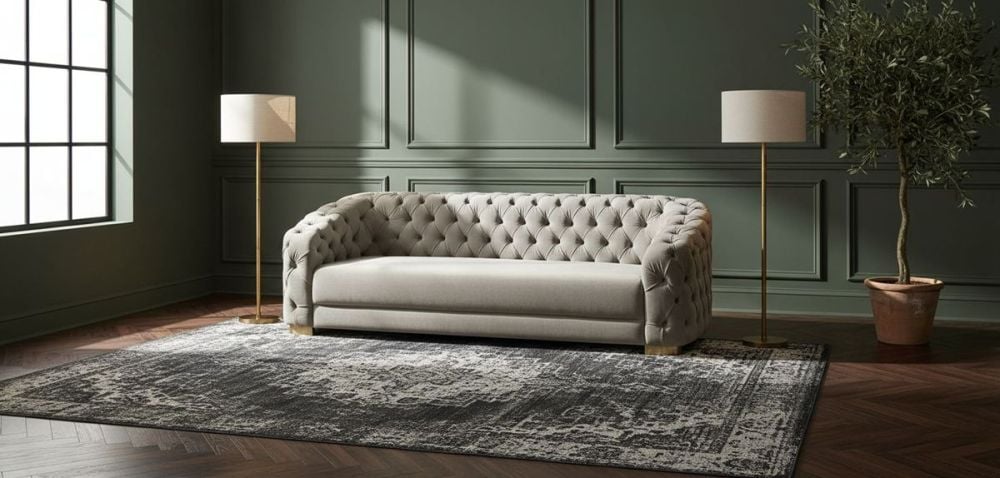 Emily 3 Seater Sofa - Beige