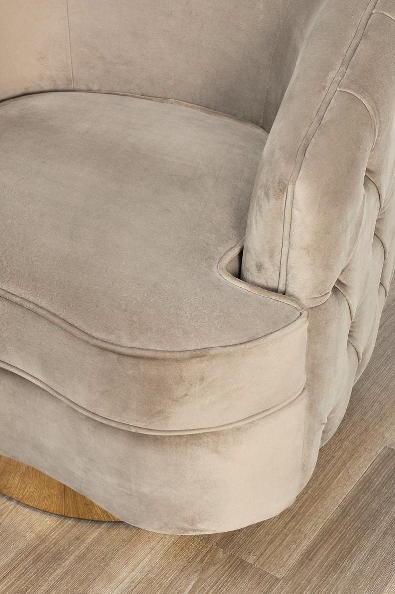 Emily Swivel Armchair - Beige