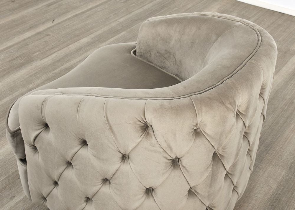 Emily Swivel Armchair - Beige