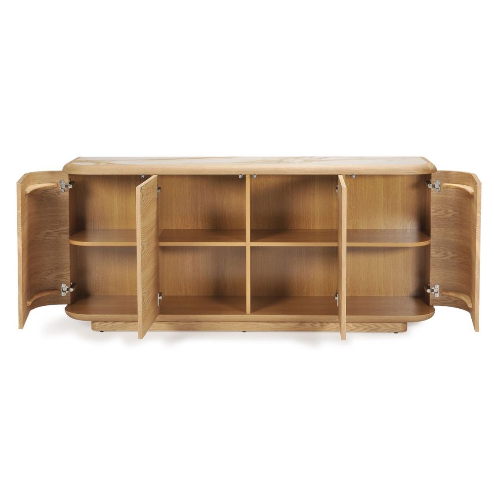 Evoke 4 Door Buffet - Natural Ash