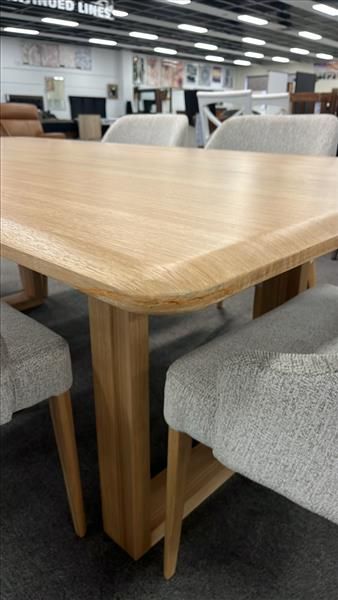 Clearance - Hunter 2100 Dining Table 6x Charles Dining Chairs