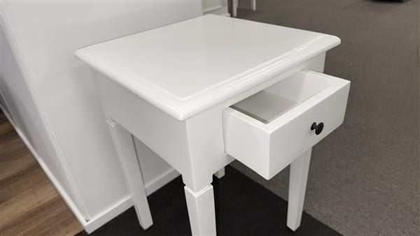 Limited stock - M Java Square Side Table - White
