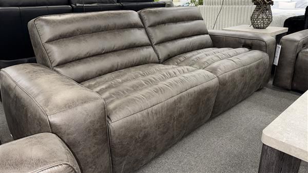 Clearance - Chelsea Electric Recliner 3-Seater & 2x Armchairs - Cinerous