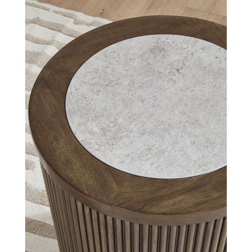 Hadonna Round Lamp Table