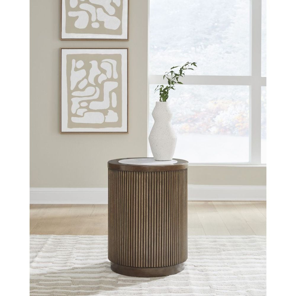 Hadonna Round Lamp Table