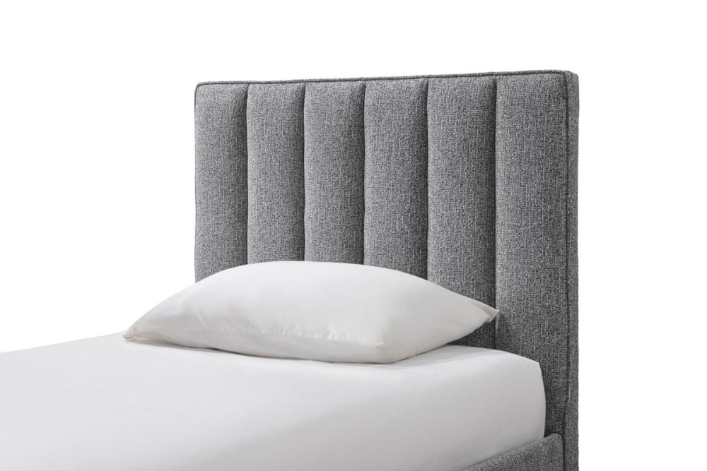Harvest King Single Bed - Grey