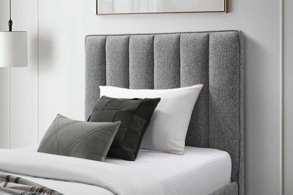 Harvest King Single Bed - Grey