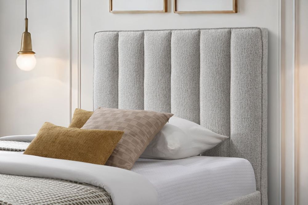 Harvest King Single Bed - Linen