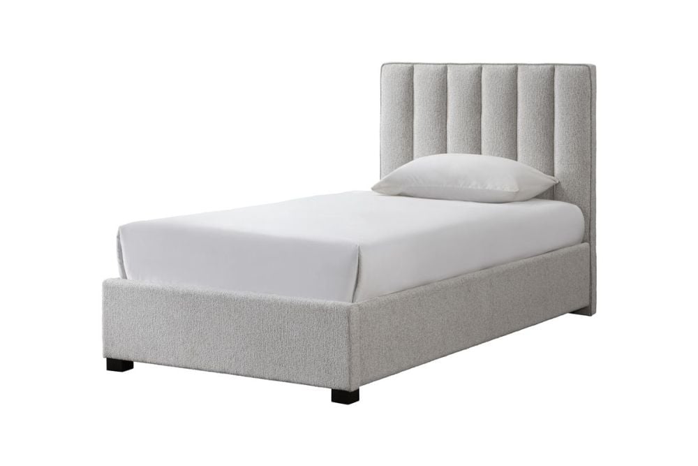 Harvest King Single Bed - Linen