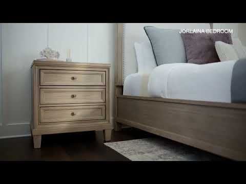 Jorlaina King Bedroom Suite With Dressing Table & Mirror
