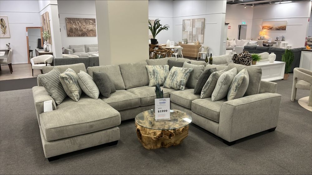 Clearance - Ardsley Fabric Corner Lounge Laf Chaise