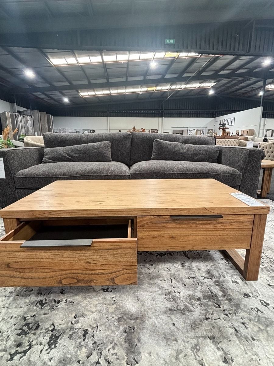 Clearance - Kildare - 2 Drawer Coffee Table (Limited Stock)