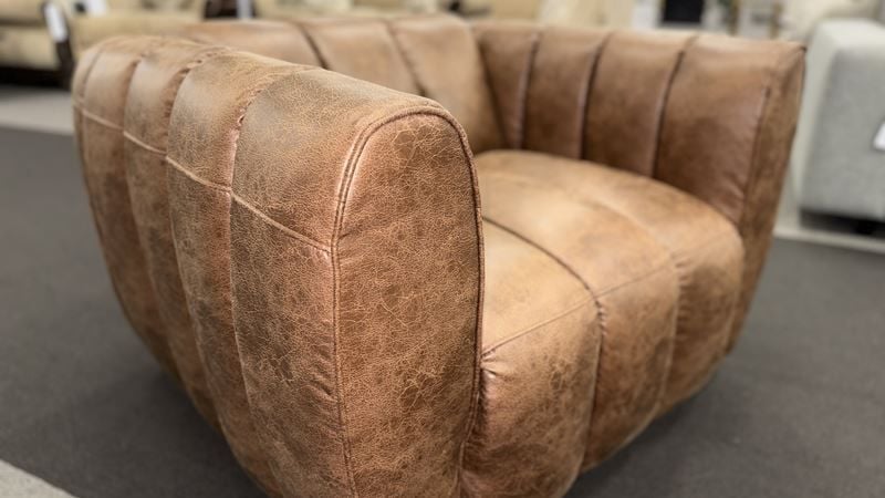 Clearance - Valencia Swivel Chair - Saddle (LIMITED STOCK)