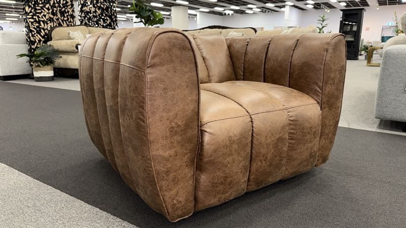 Clearance - Valencia Swivel Chair - Saddle (LIMITED STOCK)