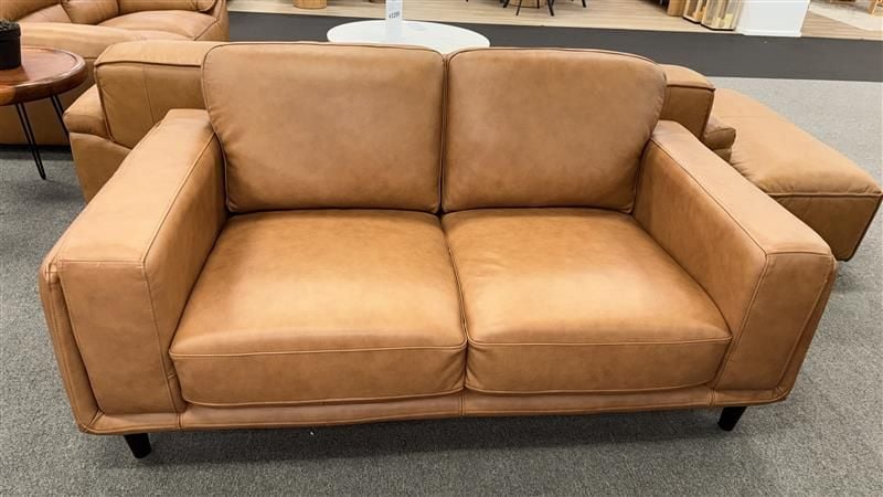 Limited Stock - Zeplin 2x2 Seaters - Chestnut Leather