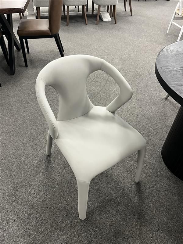 Clearance - Ripple 2100 Black Dining Table  + 6x Diego Dining Chairs - Grey