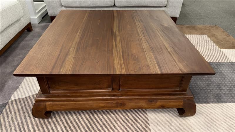 Clearance - M Opium 4 Drawers Coffee Table - Honey