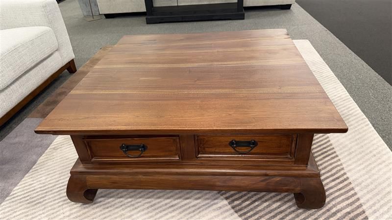 Clearance - M Opium 4 Drawers Coffee Table - Honey