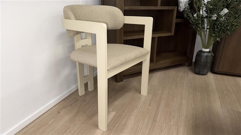 Limited Stock - Malmo Dining Chair - Tofu - Beige