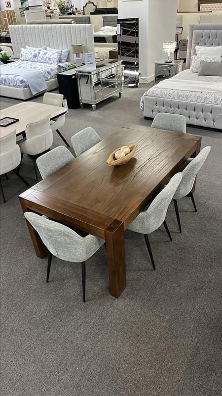 Clearance - Metro 1900 Dining Table + 6 Logan Dining Chairs