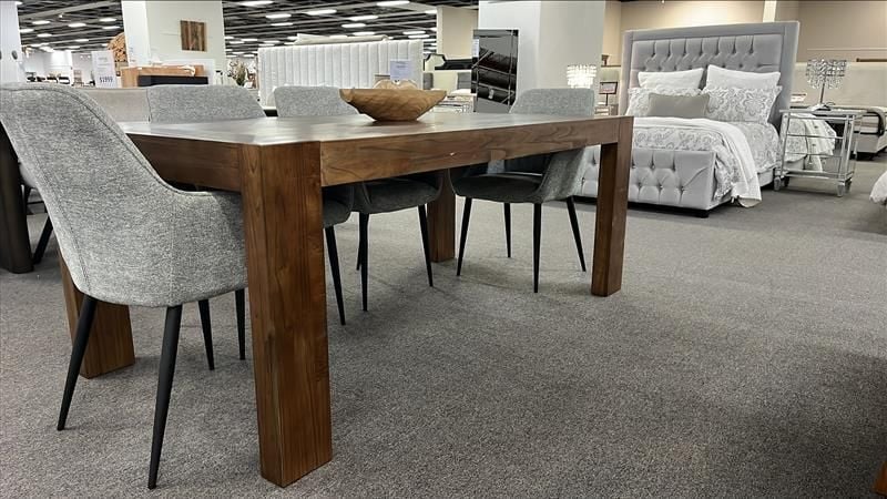 Clearance - Metro 1900 Dining Table + 6 Logan Dining Chairs